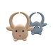 big horn sheep shaped natural latex teether toy